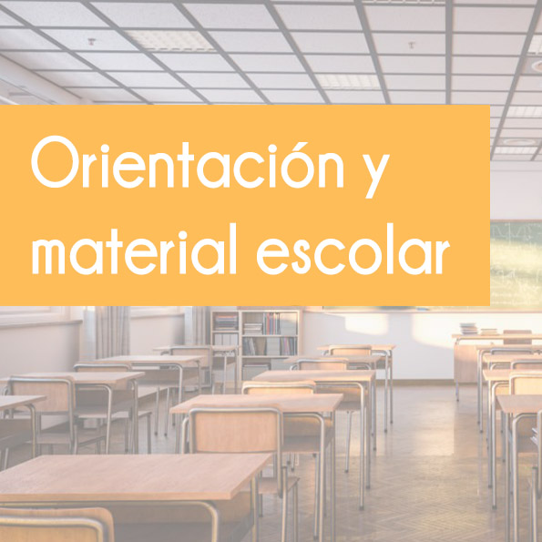 orientación y material escolar